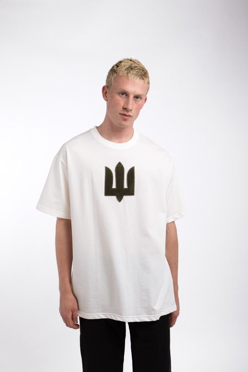 White Green Oversize t-shirt