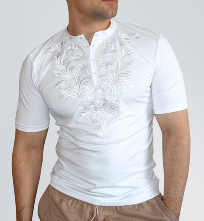 Petrykivka White t-shirt