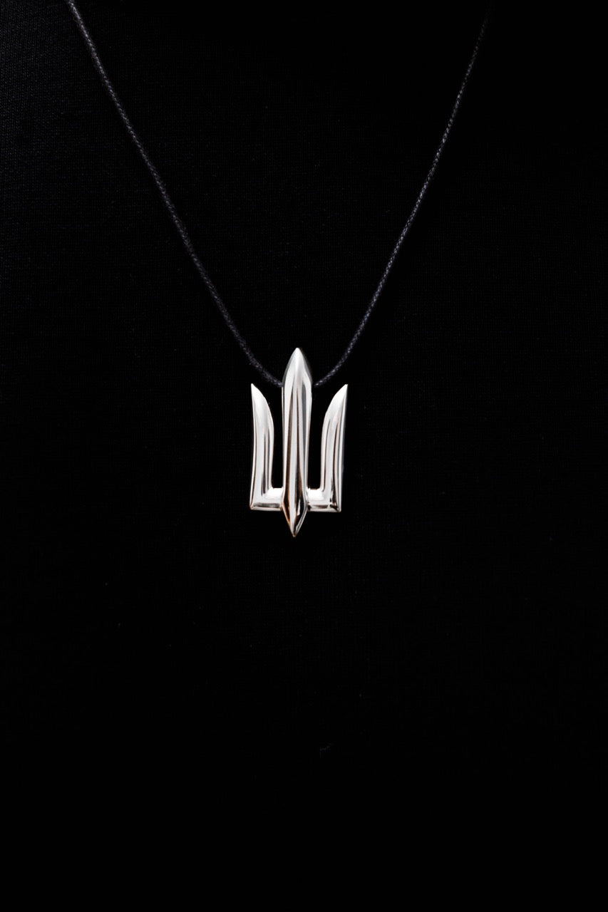 Silver Tryzub pendant
