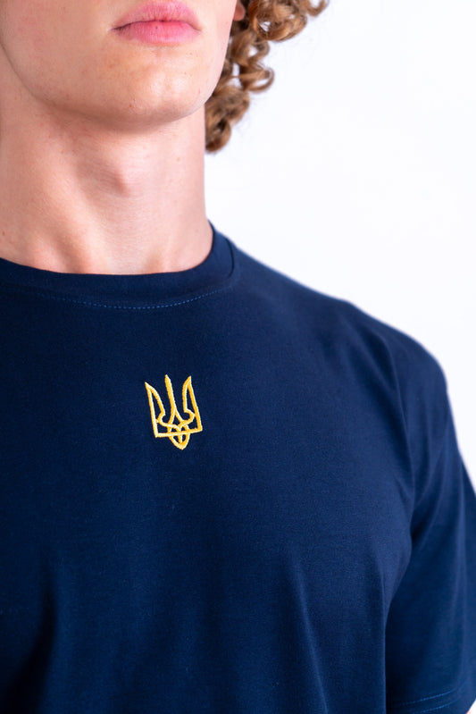 Marine Blue Tryzub t-shirt