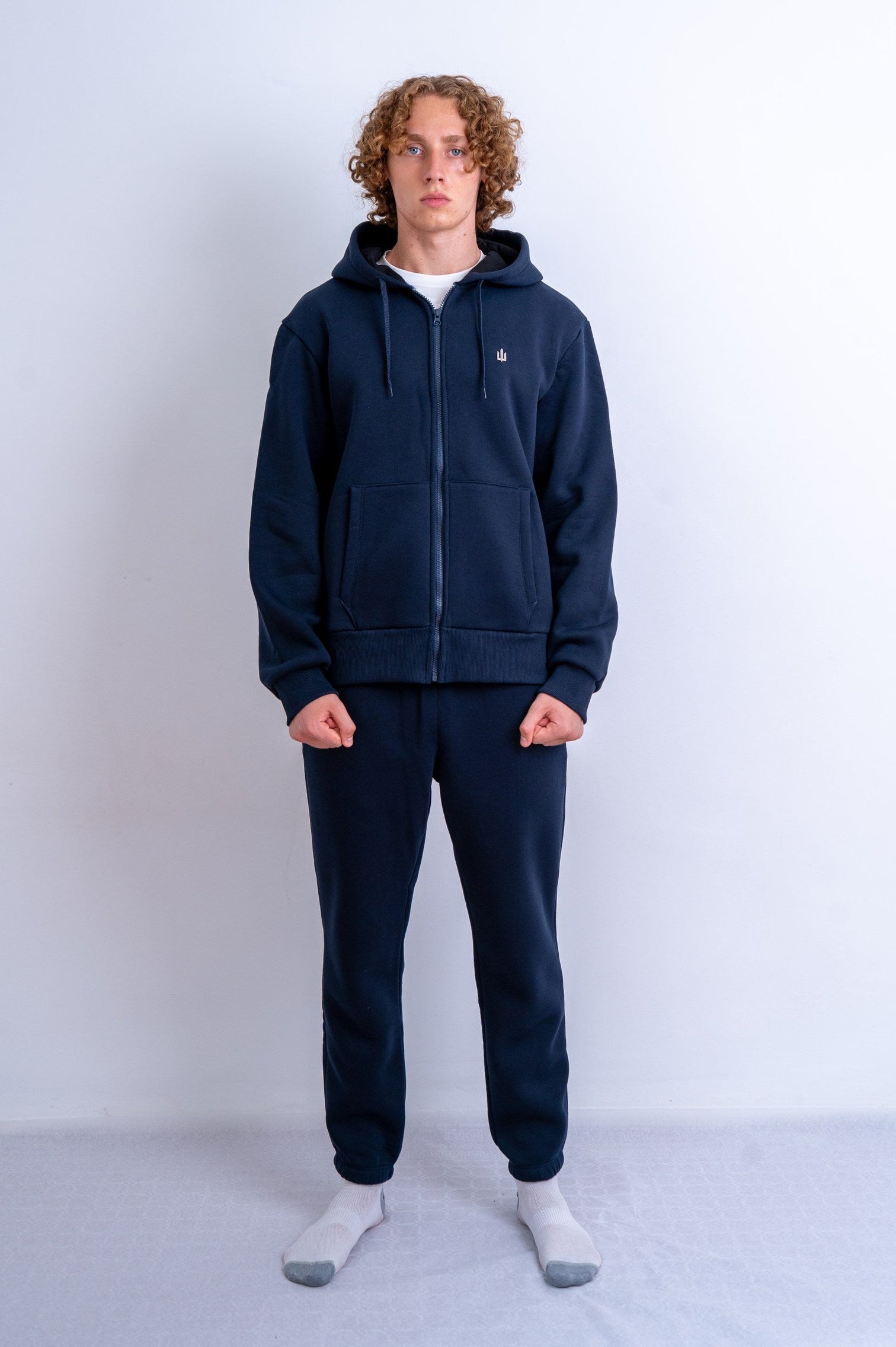 HACHIYARDS ネイビー フルジップフーディ HACHIYARDS ネイビー フルジップフーディ